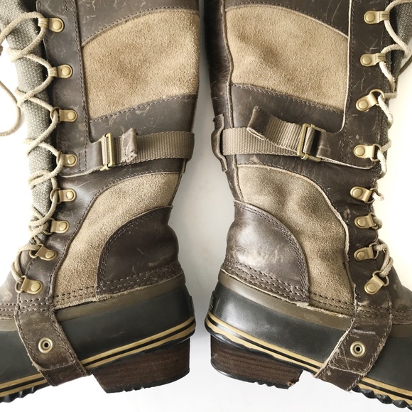 SOLD Sorel Carley Conquest II Leather Boots - Picture 6 of 8